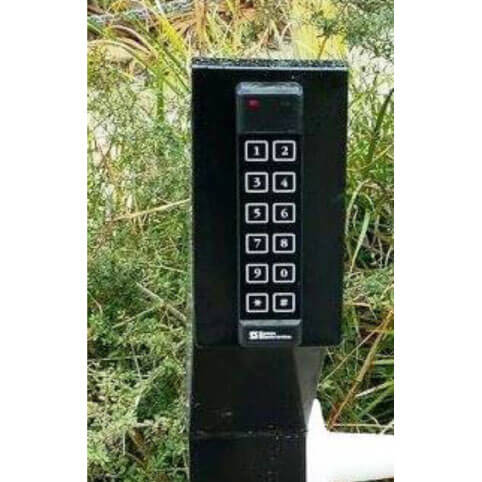 Gate opener access control keypad entry system
